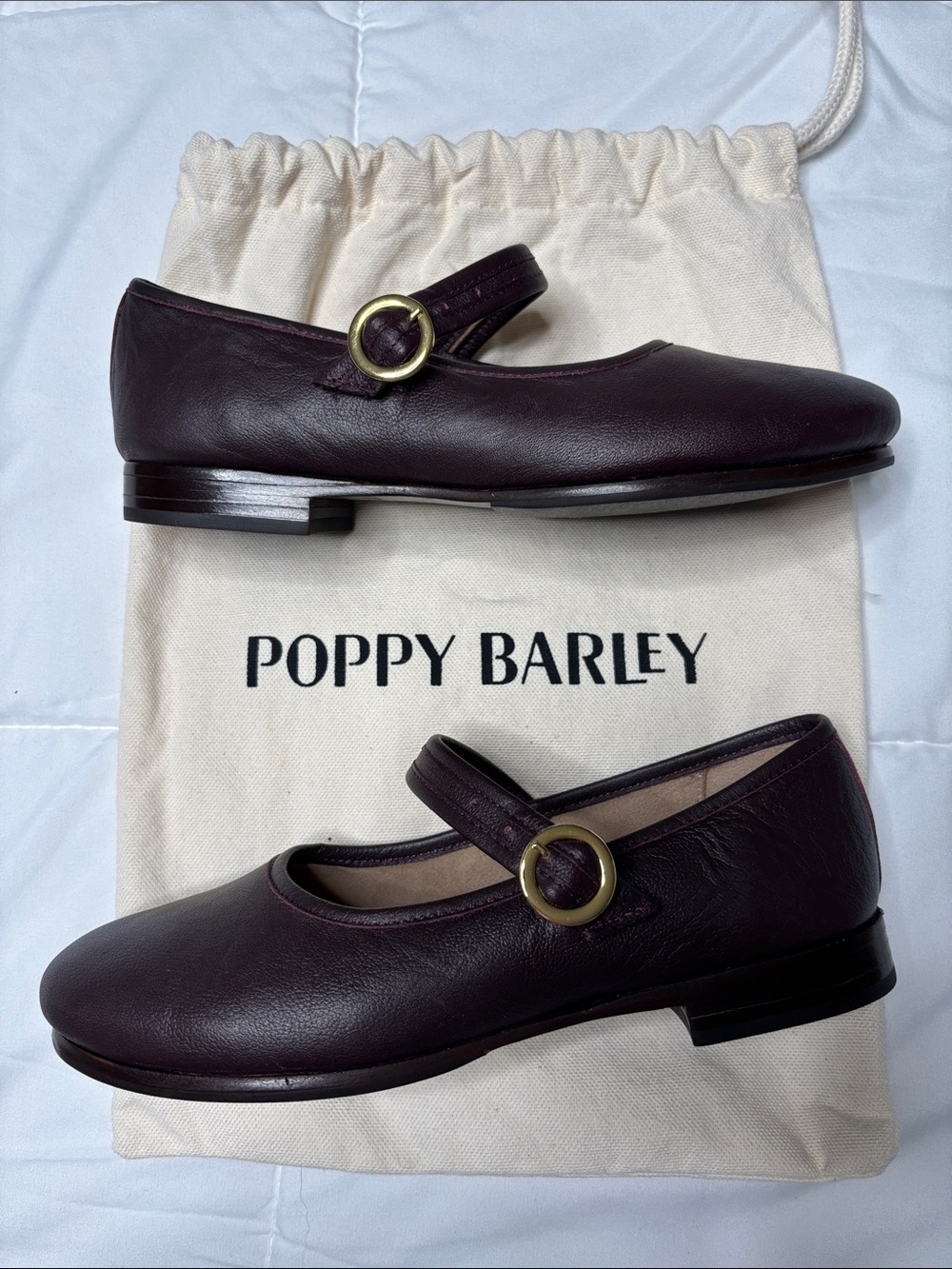 Poppy Barley Modern-Day Mary Jane in Plum